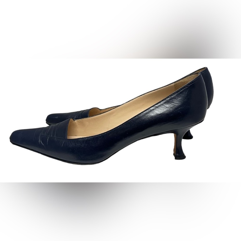 Manolo Blahnik blue sandals pump - Picture 2 of 5